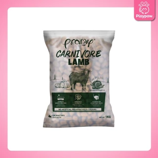 [800g-1kg.] อาหารเม็ดแมวพรามี่ Pramy Carnivore Premium คาร์นิวอร์ ไม่มีผลพลอยได้ ผักผลไม้ 5 สี ขนาด 800 ก.-1 กก.