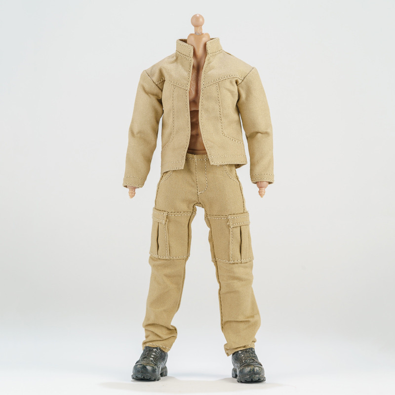 112 ทหารชาย 20 ซม.Action Figure Ant Square Big Head NW Lan Body Jacket กางเกงชุด