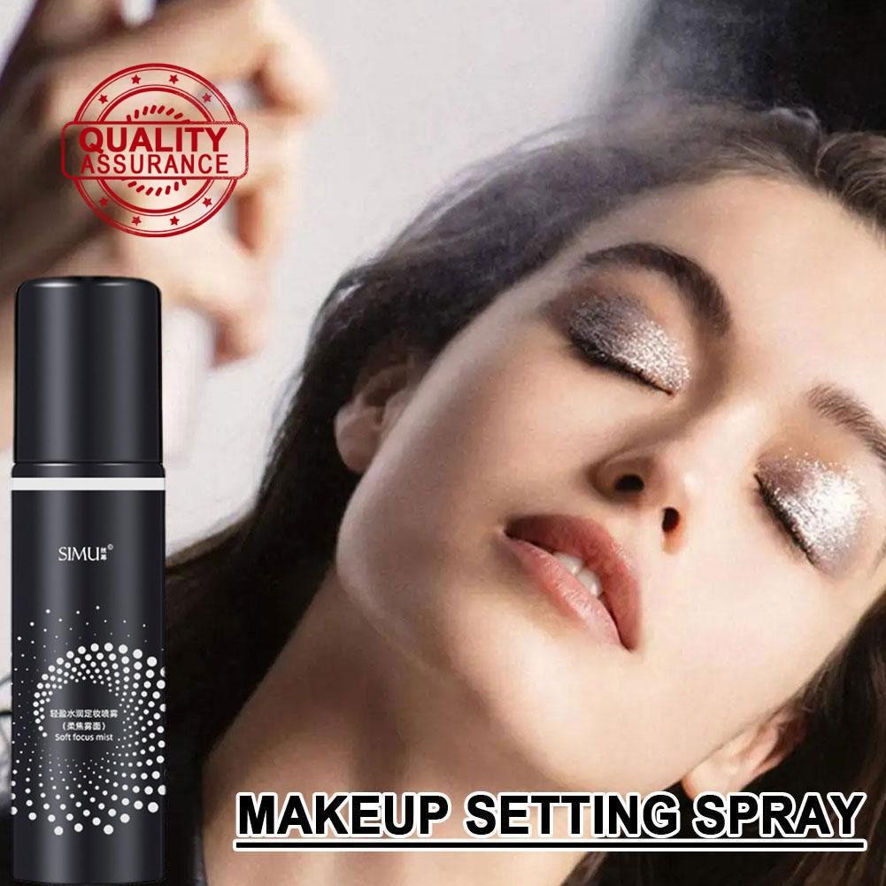 100มิลลิลิตรแต่งหน้าสเปรย์ควบคุมน้ํามันชุ่มชื้นแต่งหน้ายาวนานยาวสเปรย์รีเทนเนอร์เคลือบแต่งหน้า ก3z9