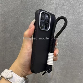 หนังเคสโทรศัพท์สําหรับVivo V70 FE V60 V60E V50 V40 V30 V30E V29 V29E V27E V27 V25 V25E Pro Lite 5Gสีทึบหนาซิลิโคนนุ่มฝาครอบสายรัดข้อมือ