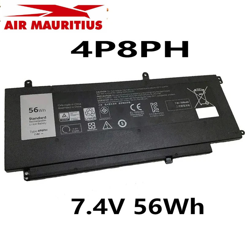 แบตเตอรี่แล็ปท็อป  4P8PH G05H0 0G05H0 7.4V 56Wh สำหรับ Inspiron 15 5000 (5547-3207) 7000 7537 7547
