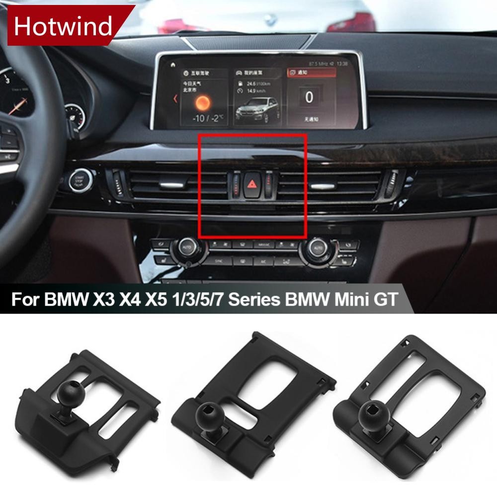 HTT ที่วางโทรศัพท์ในรถยนต์ขาตั้งเฉพาะขายึดฐานคงที่รถยนต์สําหรับ BMW X3 X4 X5 1/3/5/7 Series BMW Mini GT