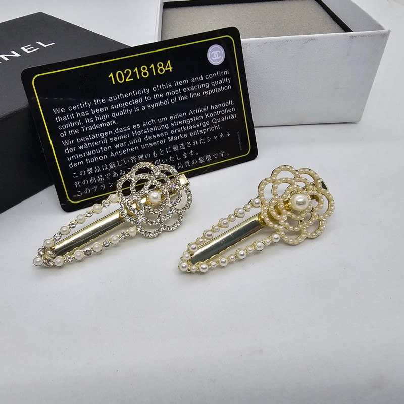 กิ๊บหนีบผม ลายดอกคามิเลีย งานสวยมีให้เลือกสองแบบ เพชร-ไข่มุก พร้อมส่ง ตัวหนีบ ไม่หนักหัว สไตล์เกาหลี