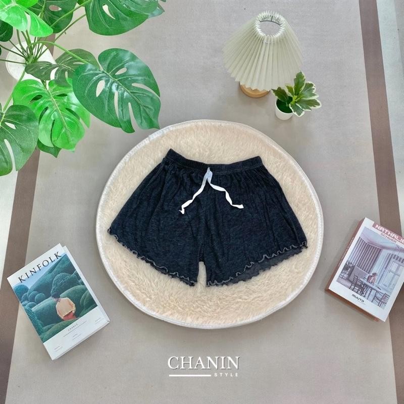 (สั่ง5แถม1)-รุ่นชายระบาย-กางเกงขาสั้นผู้หญิง เอว 28-38