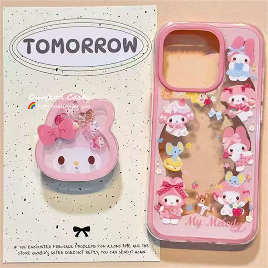 Melody สําหรับ iPhone 13 14 15 16 11 12 Pro Max 7 8 Plus SE 2020 X Xr Xs Max เคสโทรศัพท์กันกระแทกปกอ่อน