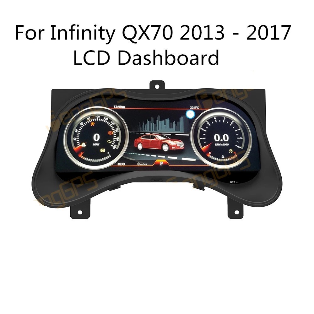 LCD Linux Meter For Infinity Q70 QX70 FX35 FX25 2013 - 2017 Car Multimedia Instrument Dashboard Disp
