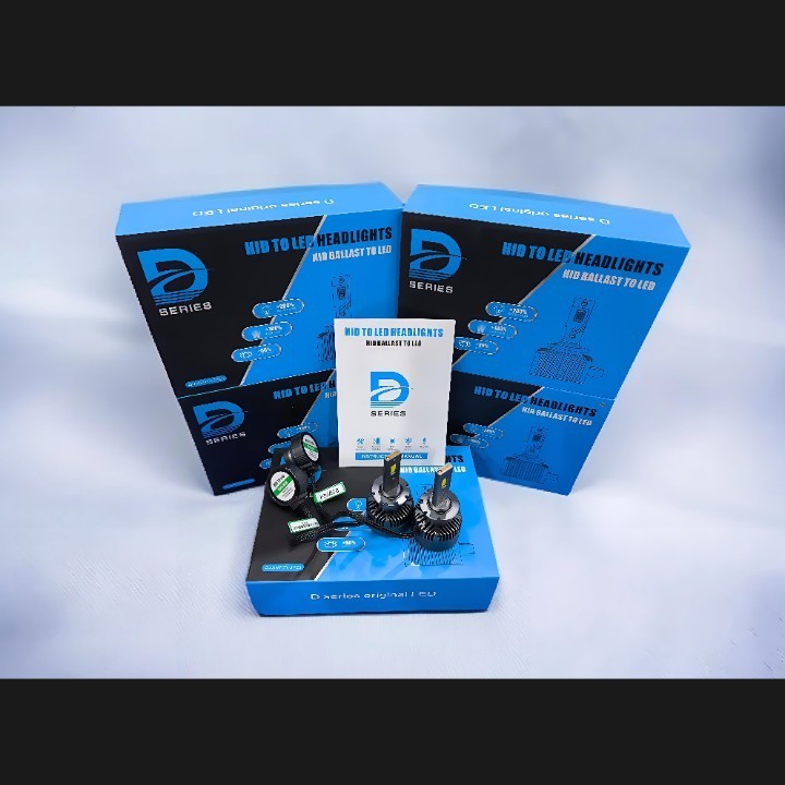 D-SERIES 55W HID TO LED HEADLIGHT D1S D2S D3S D4S D5S SUPER BRIGHT คุณภาพสูง