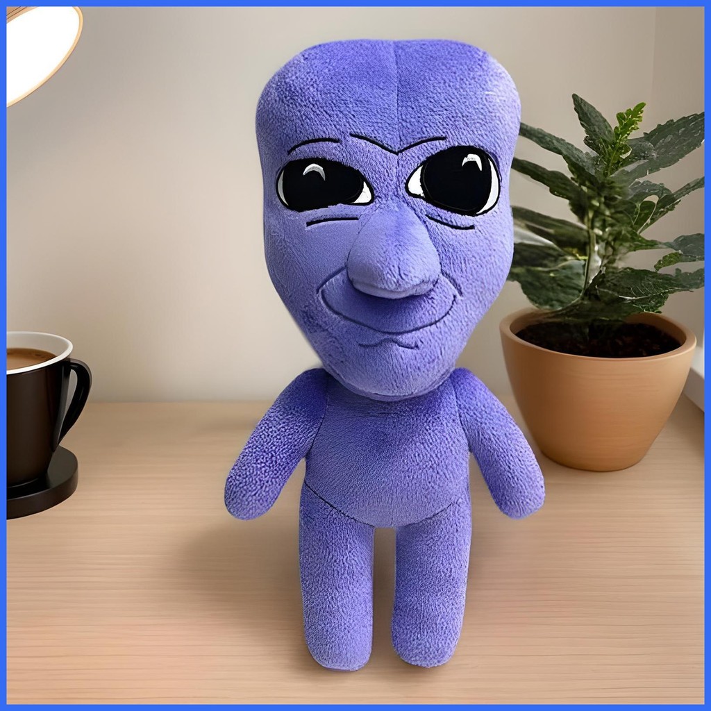 สําหรับ Ao Oni Plush ของเล่นตุ๊กตาการ์ตูน Plush Collection ของเล่น 9.8 นิ้วนุ่มสยองขวัญรูปตุ๊กตาตกแต