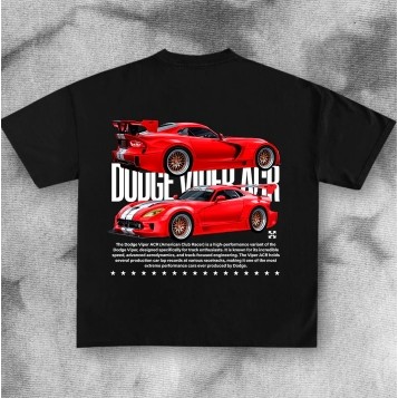 Dodge Viper Acr Tshirt เสื้อไมโครไฟเบอร์ Limited Edition