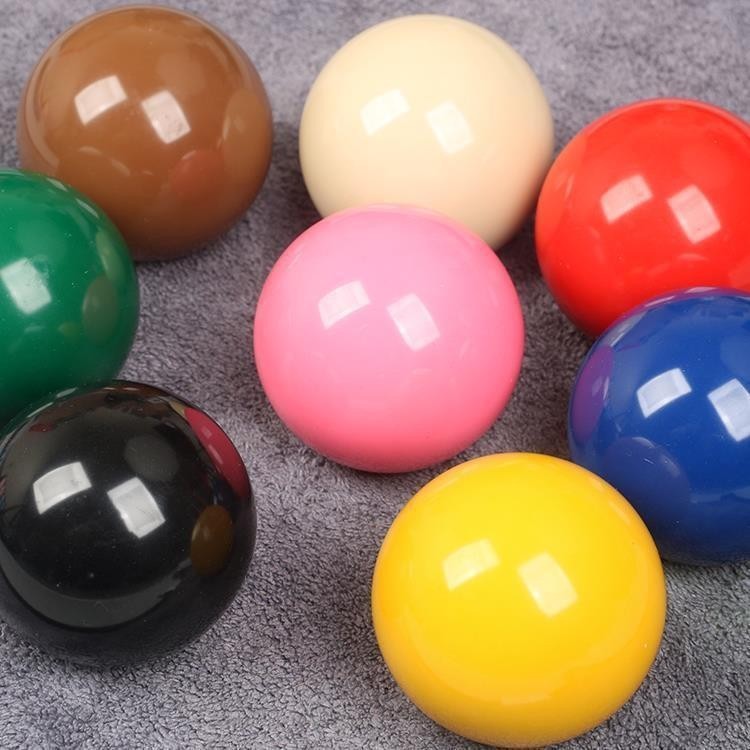 (ราคาต่ำสุด)สนุ๊กเกอร์ลูกเดียวซื้อลูกคิว5.25สีแดงสีน้ำเงินและสีเขียวผงสีดำและสีเหลืองลูกบอลสีขาวบิลเลียดขายปลีกบิลเลียด
