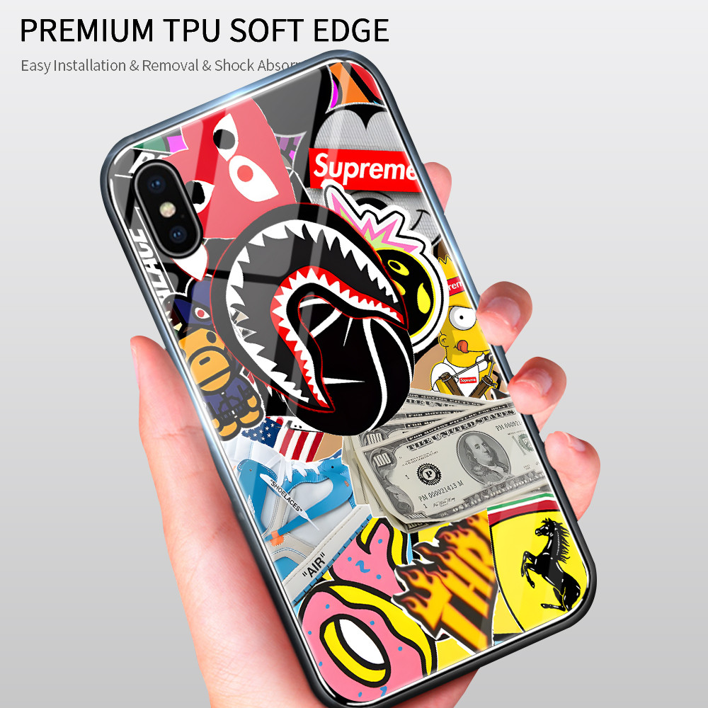เคส สำหรับ Infinix Hot 50 50i 40 40i 30 30i 11 10 Play Pro Plus 4G เคสอินฟินิกซ์ เคสแข็ง เคสโทรศัพท์ Hard Glass Case BLK ราคา ถูกที่สุด ดีลบีเคเค แกลเลอรีภาพที่ 9