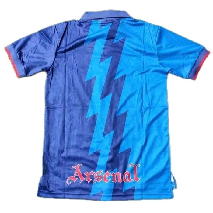 เสื้อฟุตบอลวินเทจ RETRO Arsenal AWAY Blue JVC 1995/1996