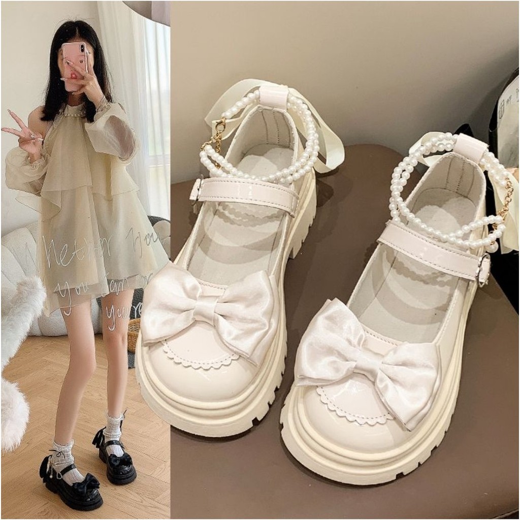 รองเท้าผู้หญิงขนาดใหญ่31-46รองเท้าแมรี่เจน2025ฤดูใบไม้ผลิฤดูใบไม้ร่วงแพลตฟอร์มสไตล์ใหม่ทุกการแข่งขันสไตล์อังกฤษรองเท้าหนังขนาดเล็กรองเ