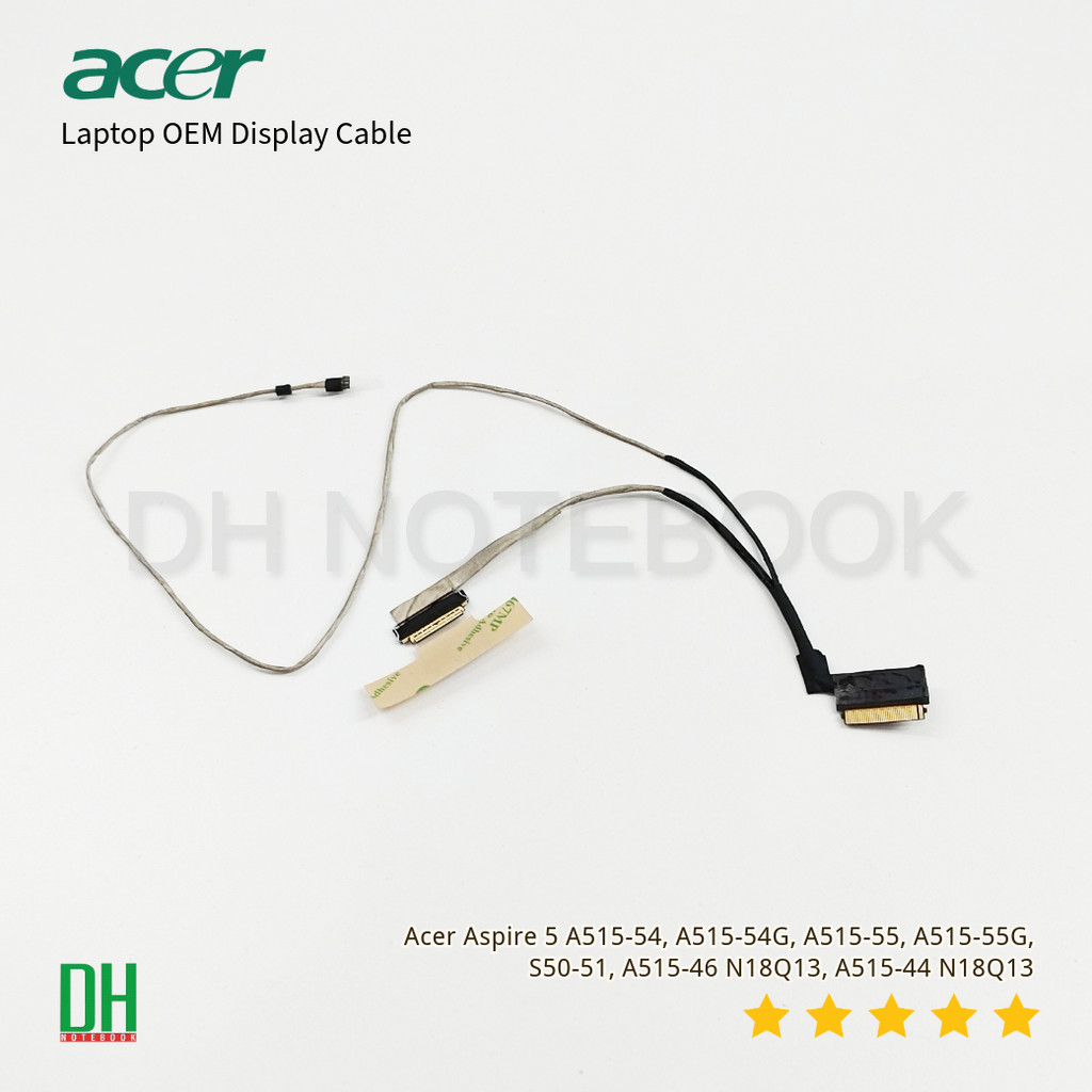 สายแพรจอ LCD โน้ตบุ๊ก สำหรับ Acer Aspire 5 A515-54, A515-54G, A515-55, A515-55G, S50-51, A515-46 อะไหล่ OEM คุณภาพสูง