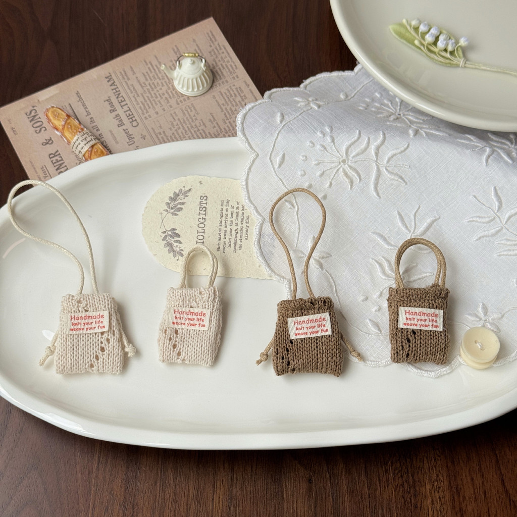 Mini Knited Small Bag kitty Labu Cloth Cute Hand Bag Cotton Doll 10cm Doll Bag