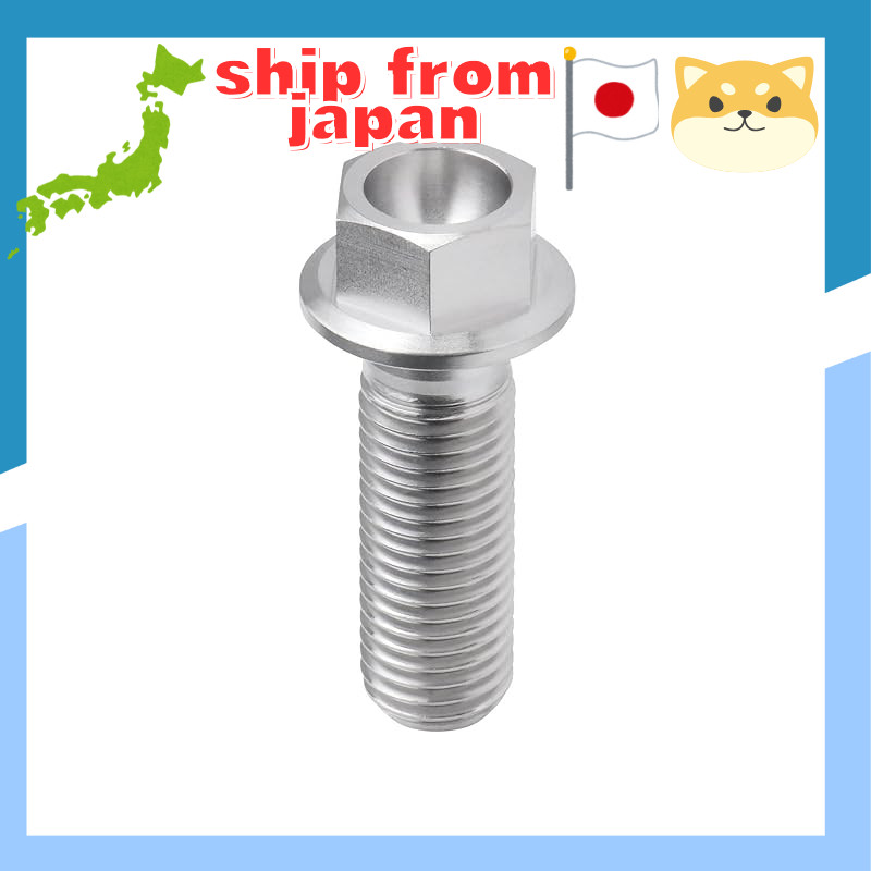 ZETA RACING Titanium Flange Bolt M10×30mm P1.25 1 piece Dirt Freak DIRTFREAK D6686 (Former product n