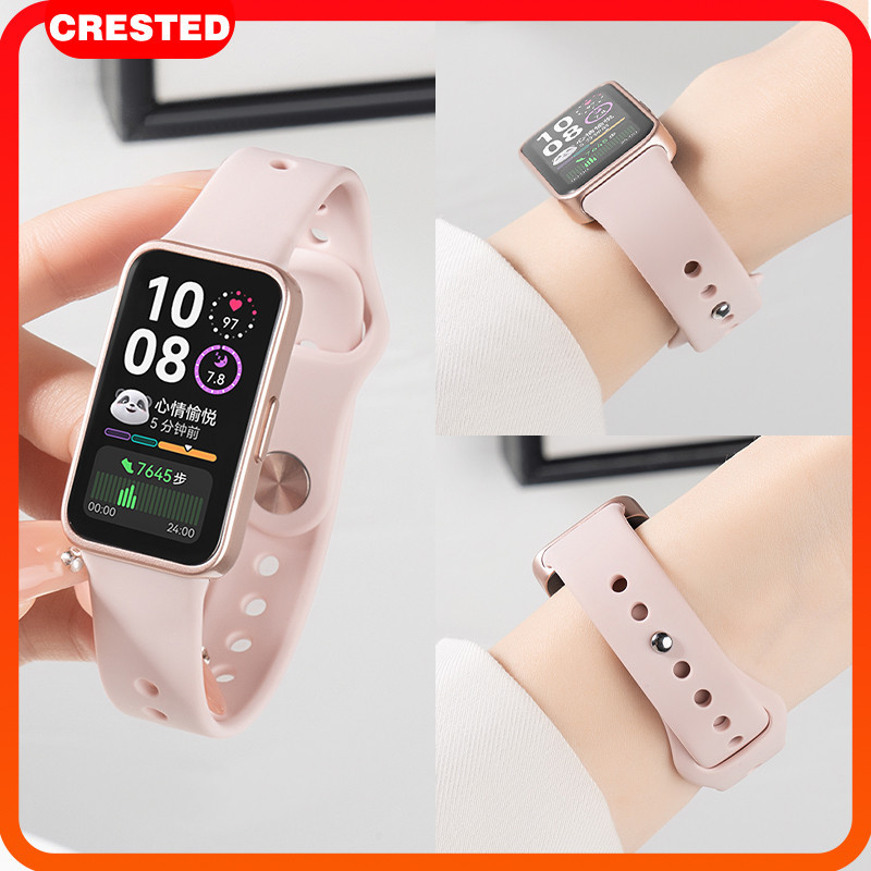 สายยางอ่อน for Smartwatch Huawei Band 10/9/8/NFC สายรัดซิลิโคนเปลี่ยนสายรัดนาฬิกาสายรัดข้อมืออุปกรณ์เสริม
