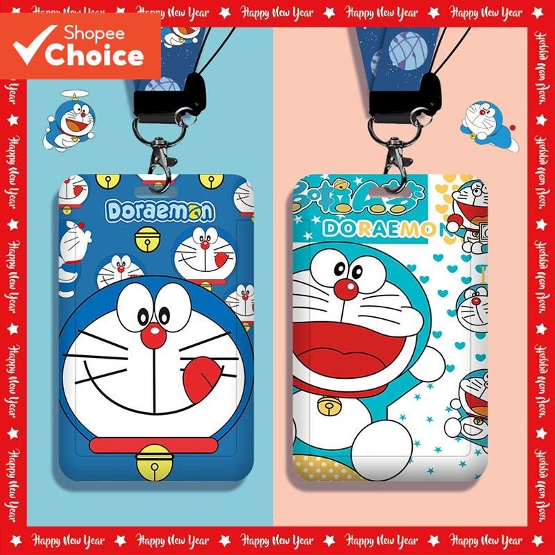ชุดที่ใส่บัตรนักเรียนโดราเอมอน,ปลอกป้ายโฟโต้การ์ดและ รหัส พร้อมสายเชือกเส้นเล็ก