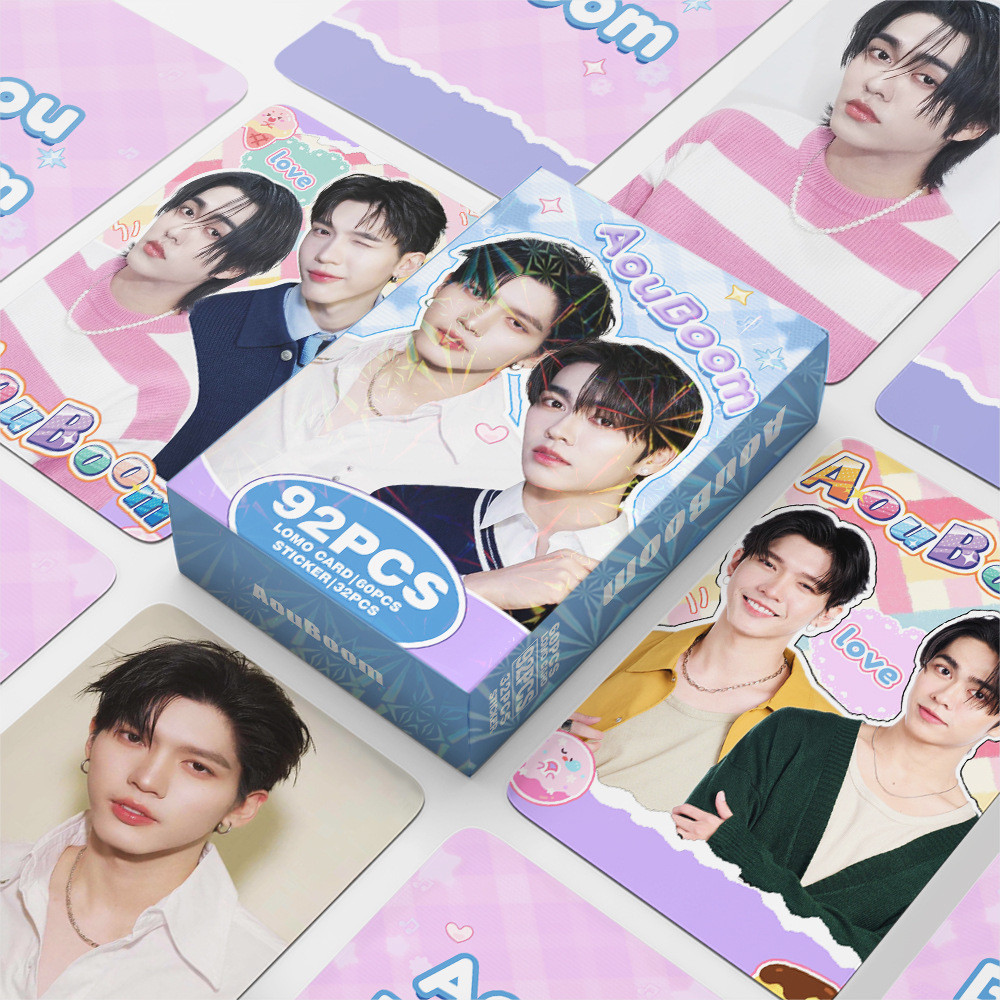 Thai Aouboom Lomo card Photocard การ์ด 60 ชิ้น + สติ๊กเกอร์ 32 ชิ้น