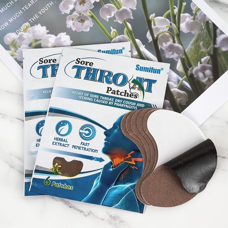 แผ่นแปะคอ Sumifun สำหรับอาการเจ็บคอ แผ่นแปะจุดฝังเข็ม 3pfxiaomei.ph