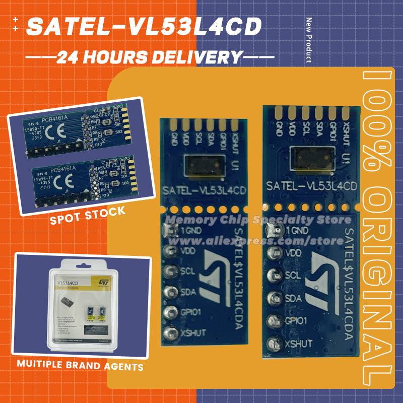 1ชิ้น/ล็อต! SATEL-VL53L4CD บอร์ดพัฒนา VL53L4CD Time of Flight Proximity sensor จําหน่ายบอร์ดใหม่