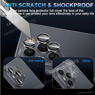 สําหรับ Honor 600 500 400 Pro Lite Honor400Lite Honor400Pro 5G 2025 กรณี 3D กล้องป้องกันโค้งกระจกนิรภัย Matel แหวนกล้องเลนส์หมวก