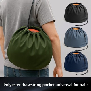 กีฬากลางแจ้งกระเป๋าหูรูดสีทึบบาสเกตบอล สิริ กระเป๋าปรับ เชือ…