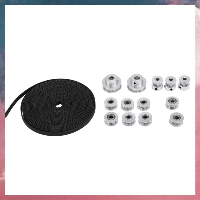 3D เครื่องพิมพ์ VzBoT Vz235 GT2 Idler พร้อม 2GT Gates 6 มม.เข็มขัดชุด 20T Timing Pulley Bore 5 มม.40