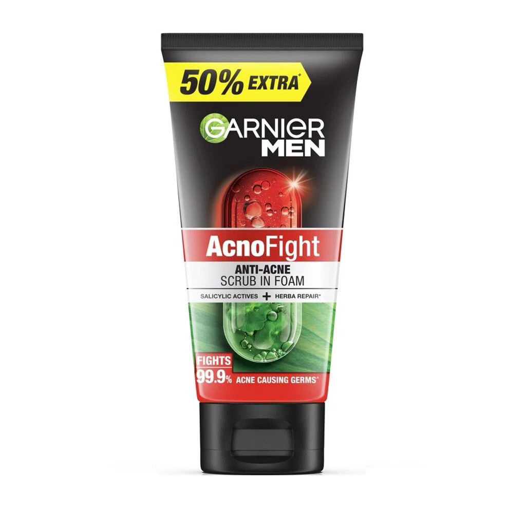 GARNIER 1ไทย การ์นิเย่ Mens Facial Cleanser Cool Cool Cool Scrub Oil Cacchuna卡尔男士洗เลดี้奶 清 磨 油面料理 10