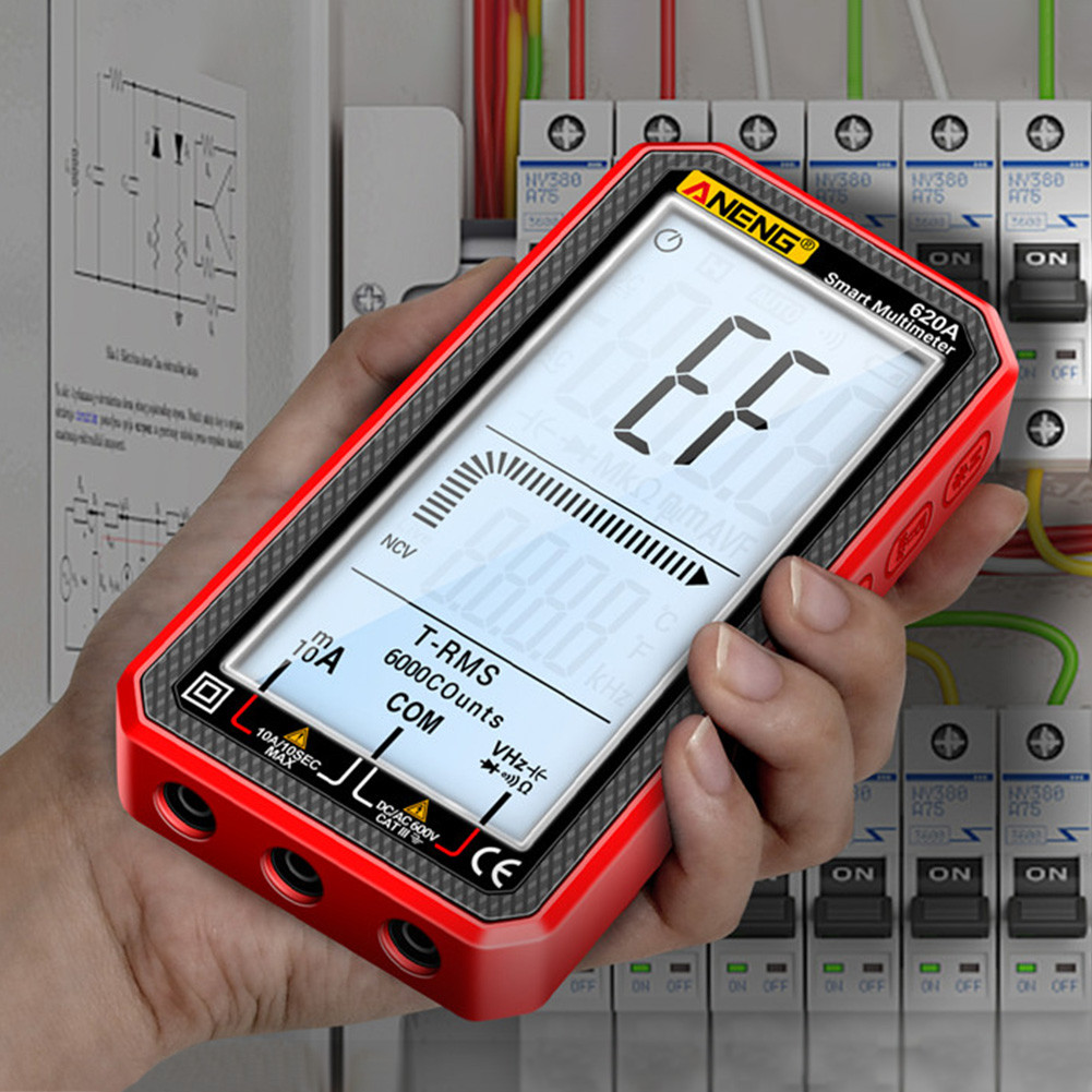 ดิจิตอลสมาร์ทมัลติมิเตอร์ 6000 นับ True RMS อัตโนมัติไฟฟ้าความจุเมตรอุณหภูมิไดโอด Hz เครื่องทดสอบ AC/DC แอมป์มิเตอร์โวลต์มิเตอร์ - รูปที่ 3