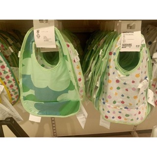 IKEAshopping IKEA GRONFINK ผ้ากันเปื้อนเด็ก, เขียว มีลาย  2ช…