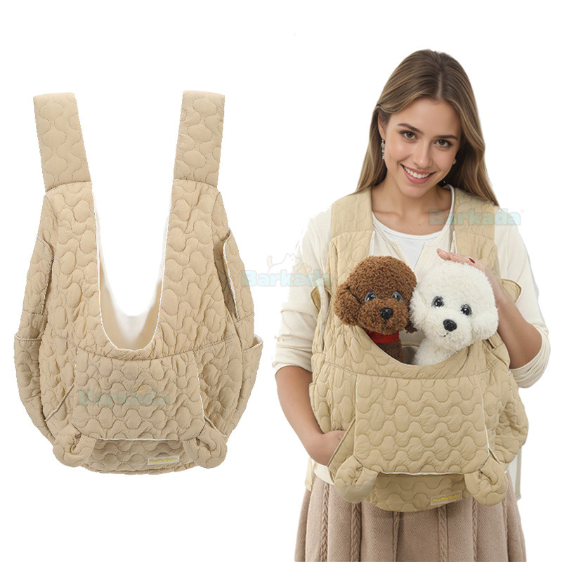 กระเป๋าเป้หิ้วสัตว์หน้าอก | ระบายอากาศดี+สายปรับระดับ | สำหรับแมว/หมาขนาดเล็ก ปลอดภัย 100% | พกพาสะดวก ใช้ได้ทั้งวัน