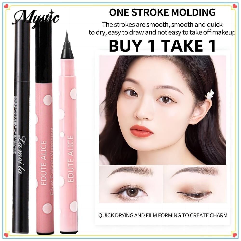 【COD】 Edute Alice อายไลเนอร์ แห้งเร็ว กันน้ำ กันเหงื่อ สีธรรมชาติ ติดทนนาน ไม่เลอะง่าย 【MysticHearth