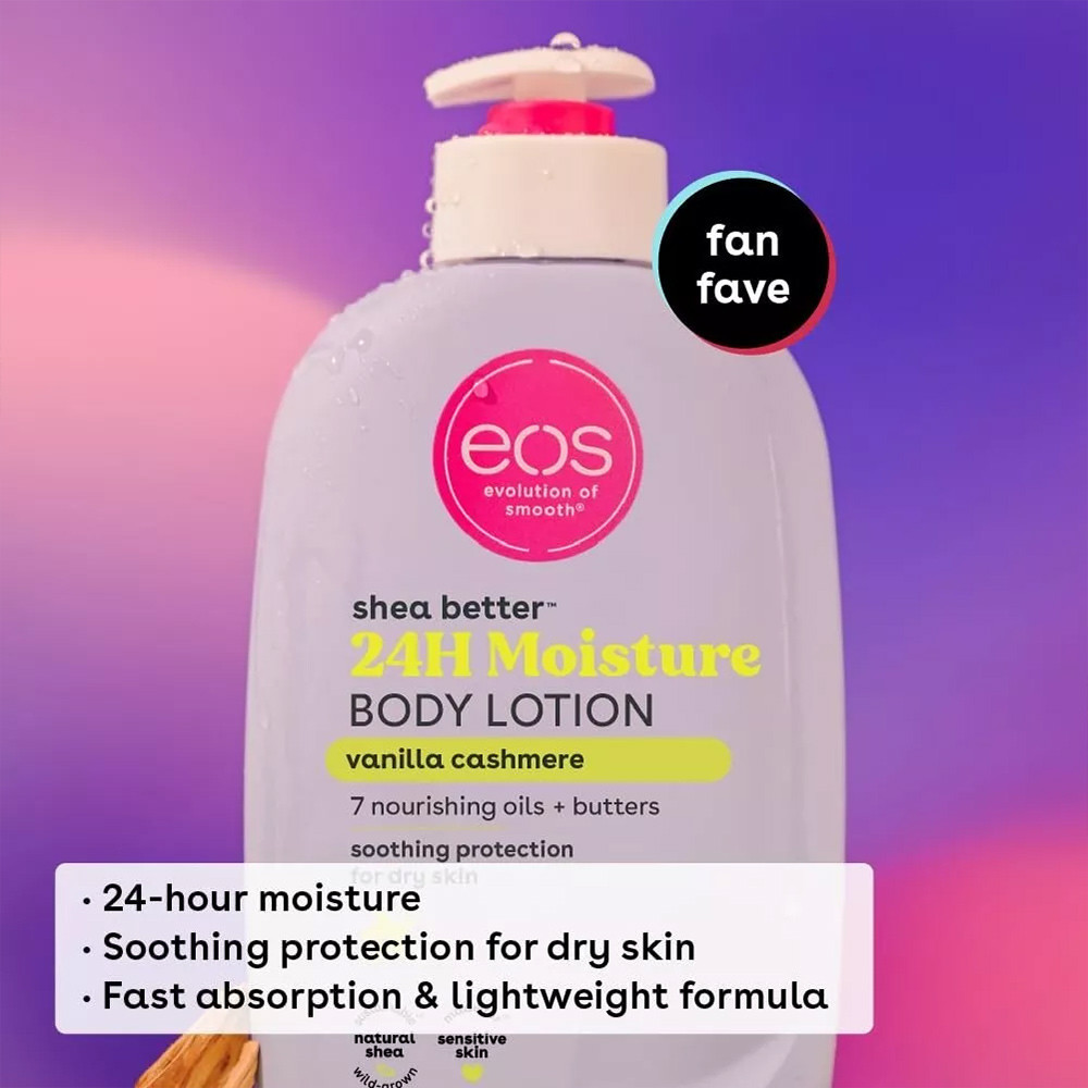EOS Shea Better 24H Moisture Body Lotion 473ml Vanilla Cashmere