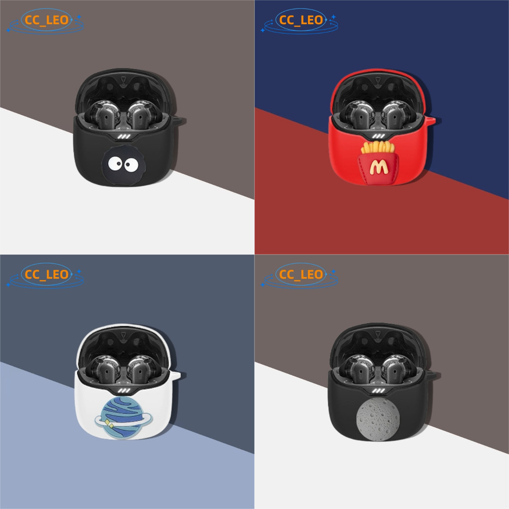 For JBL TUNE FLEX 2 Case JBL TUNE FLEX 2 Creative Cartoon Silicone One-piece Soft Case JBL TUNE FLEX