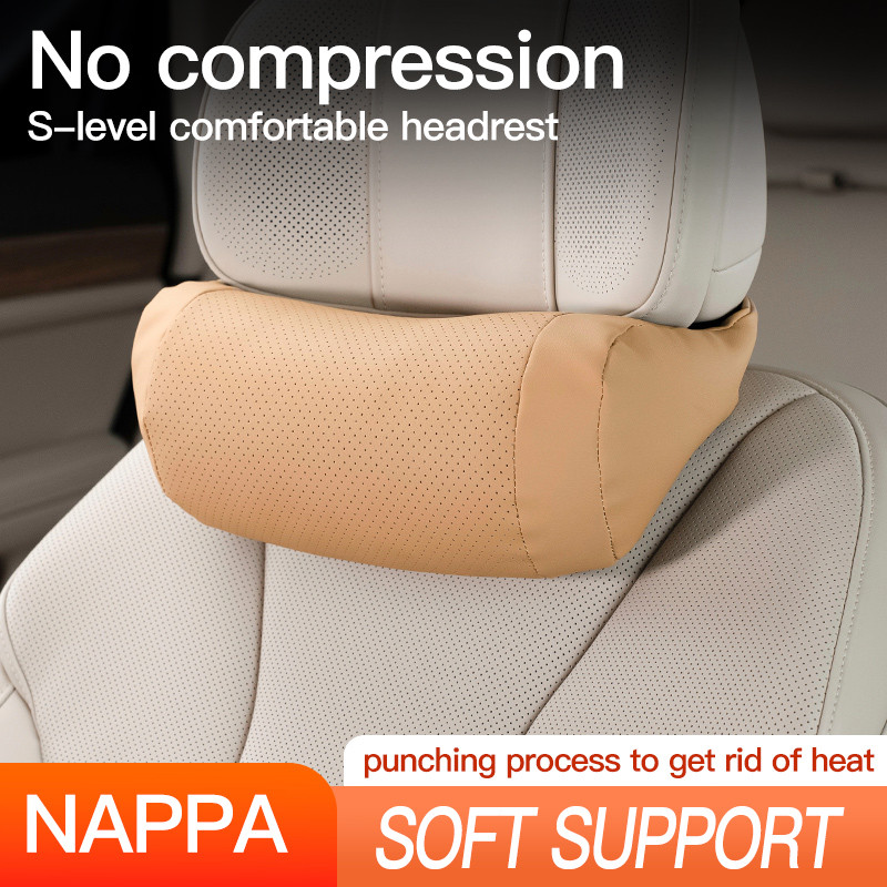 ใหม่รถ Headrest ที่นั่งคอสนับสนุนนุ่มสบายหมอนรองคอรถยนต์สําหรับ Volvo XC60 XC90 S90 V90CC S60 V60CC 