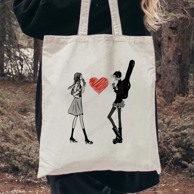 Nana Anime Black Stones NANA Osaki Vintage ฤดูร้อนแฟชั่นกระเป๋าสะพายไหล่ Simple Leisure Underarm Bag