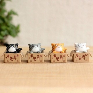 โมเดลแมวจิ๋ว  อุปกรณ์ตกแต่ง  น่ารัก