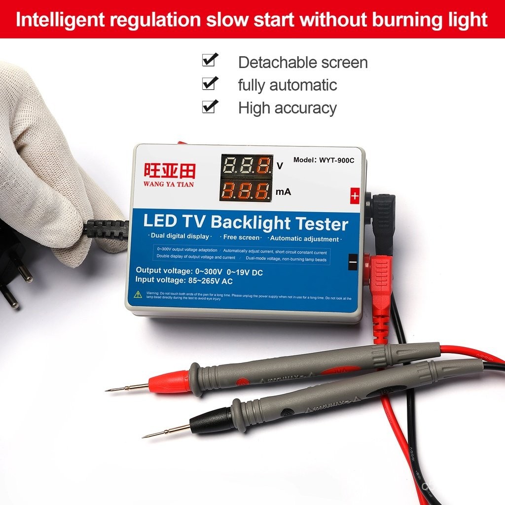 Home LED TV Backlight Tester Output 0-300V Lamp Bead LCD Digital Display Strips