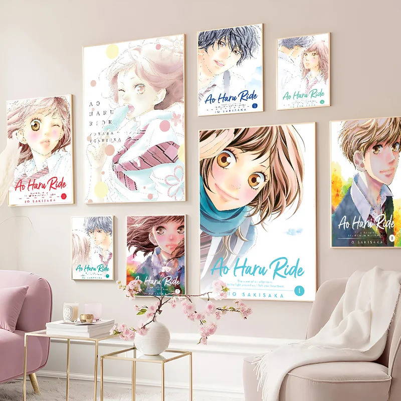 Ao Haru Ride Anime Classic Movie Classic Anime Poster Waterproof Paper Sticker Coffee House Bar Room