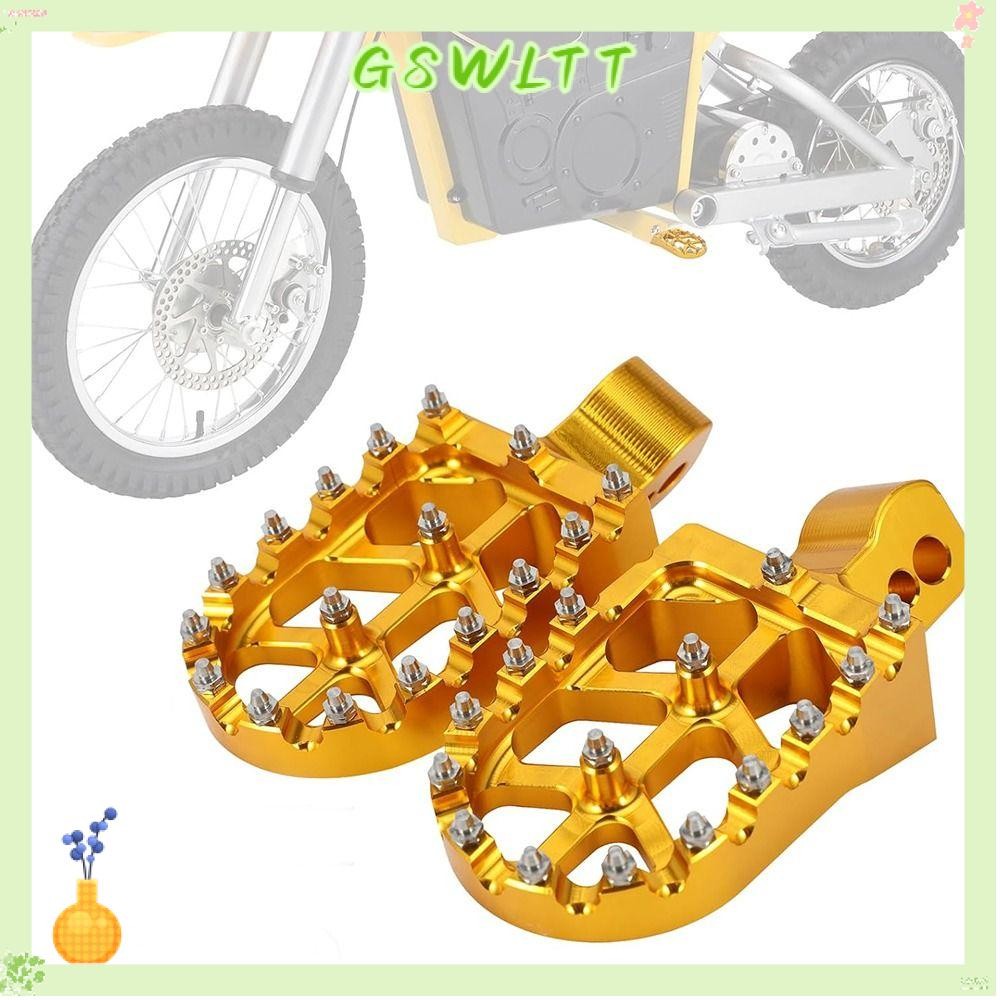 GSWLTT หมุดเท้าจักรยานสกปรก, ส่วนที่เหลือเหยียบ ซีเอ็นซี|ที่วางพักเท้า, แป้นเหยียบทนทาน CNC สําหรับ MX 650 500 MX650 MX500 SX500