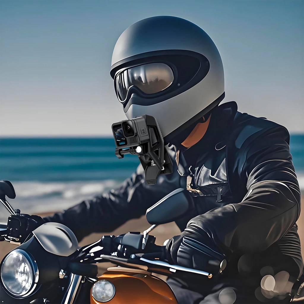ขาตั้งติดหมวก สําหรับ DJI Action 5 Pro/Action 4/3 ขี่ยิงหมวกกันน็อคคลิปสําหรับ Insta360 X5 X4/Ace Pro 2/GoPro 13 12 คลิปหนีบขาตั้งติดหมวกกันน็อคคลิปอุปกรณ์เสริมกล้อง thumbnail 6