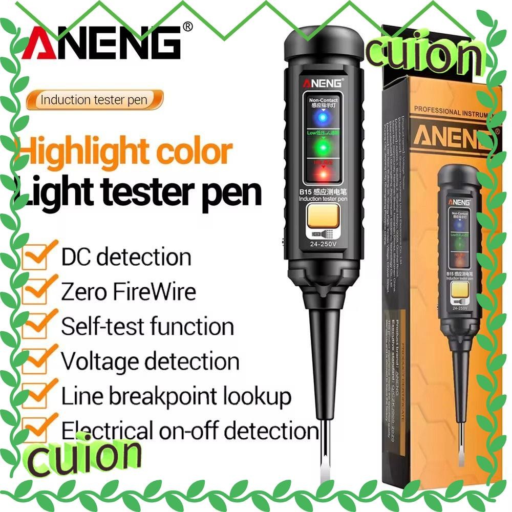 ANENG กําปั้น1413ช่างไฟฟ้าเหนี่ยวนําปากกา,มืออาชีพไฟแสดงสถานะสีตรวจจับแรงดันไฟฟ้า,หนึ่ง ข15สมาร์ททดสอบเครื่องมือความแม่นยําสูงไขควงทดสอบ