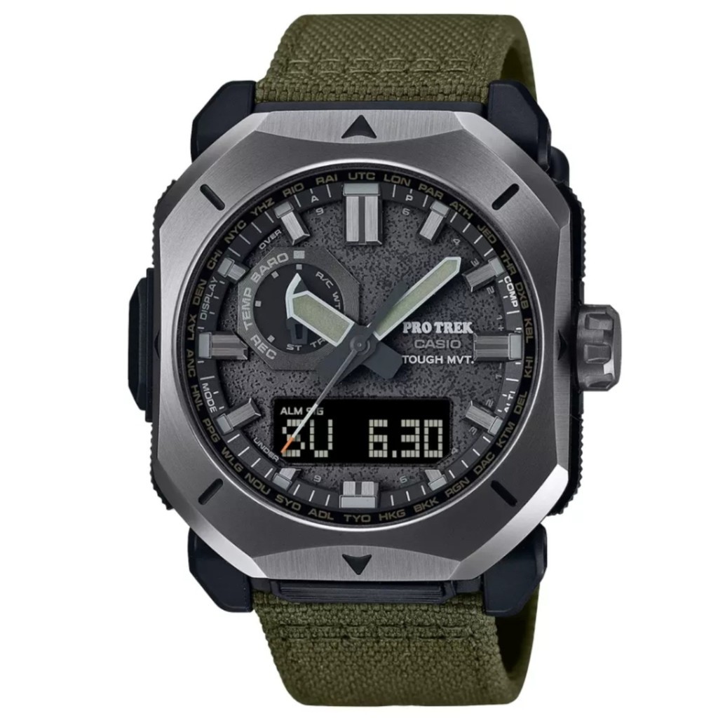 JDM WATCH ★ Casio Protrek PRW-6900YB-3JF ​​Solar Wave Sports นาฬิกาข้อมือผู้ชาย สายสแตนเลส กระจกมิเน