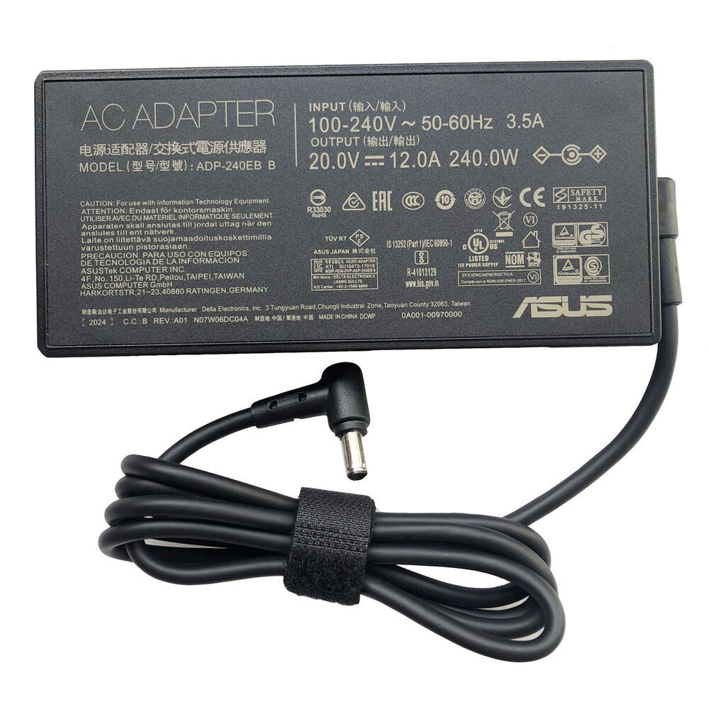 240W 20V 12A อะแดปเตอร์ AC สําหรับ ASUS TUF Gaming A17 FA707NU FA707NV/ROG Zephyrus GU603U GU603