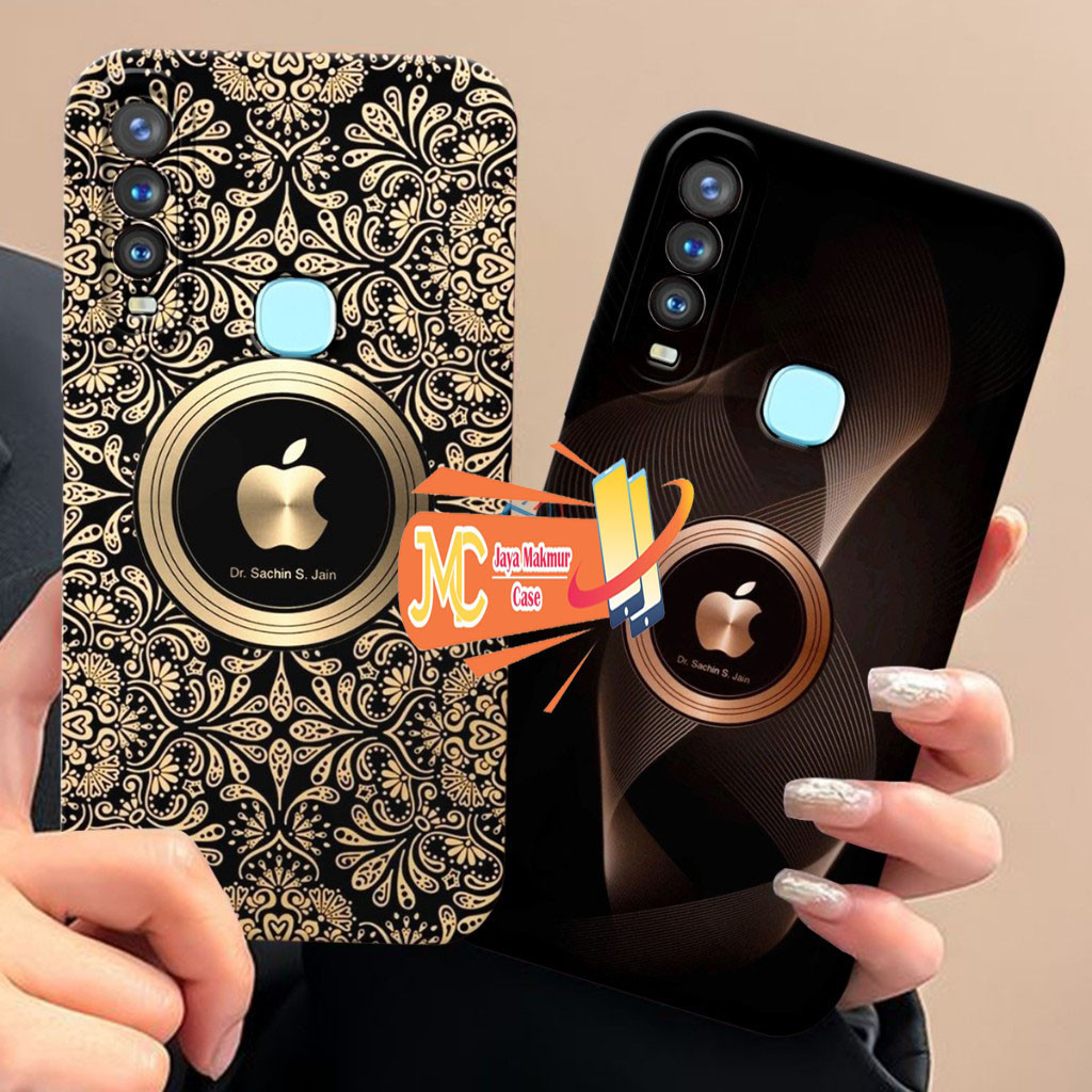 HP [JYM45] Softcase Vivo Y11/Y12/Y12i/Y15/Y16/Y17/Y19 Cool Contemporary Aesthetic Apple Logo Mobile 