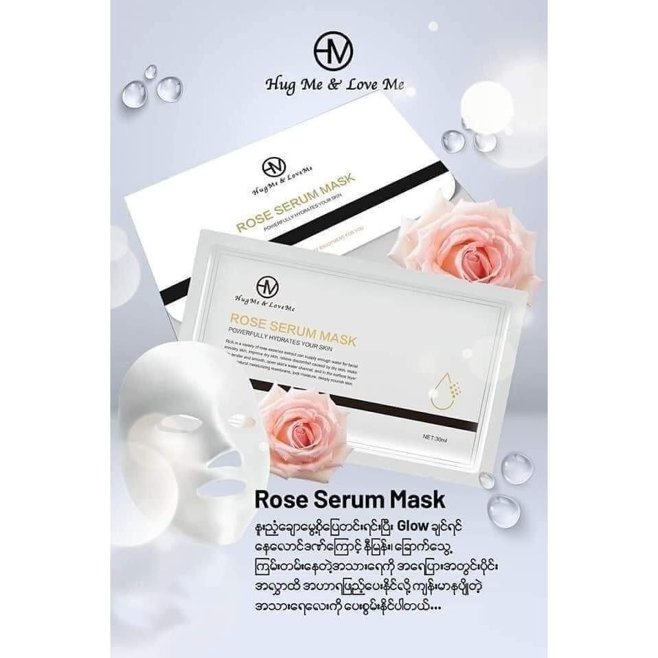 HM Mask    VITAMIN C FACIAL MASK & Rose Serum Mask