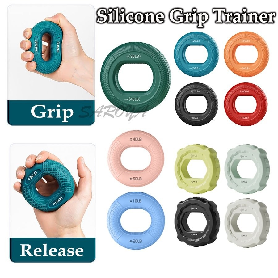 Grip Strength Trainer Silicone Grip Trainer Strength Training Grip Strengtheners Forearm Exerciser
