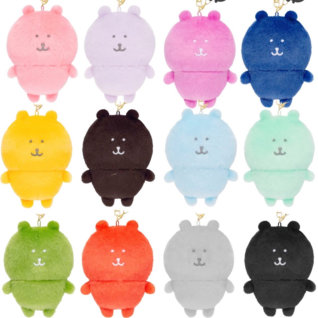 น่ารักน่ารัก Self-Laughing Bear จี้การ์ตูนเกาหลี 12 สีหมีตุ๊กตาของเล่นกระเป๋าจี้ตุ๊กตา