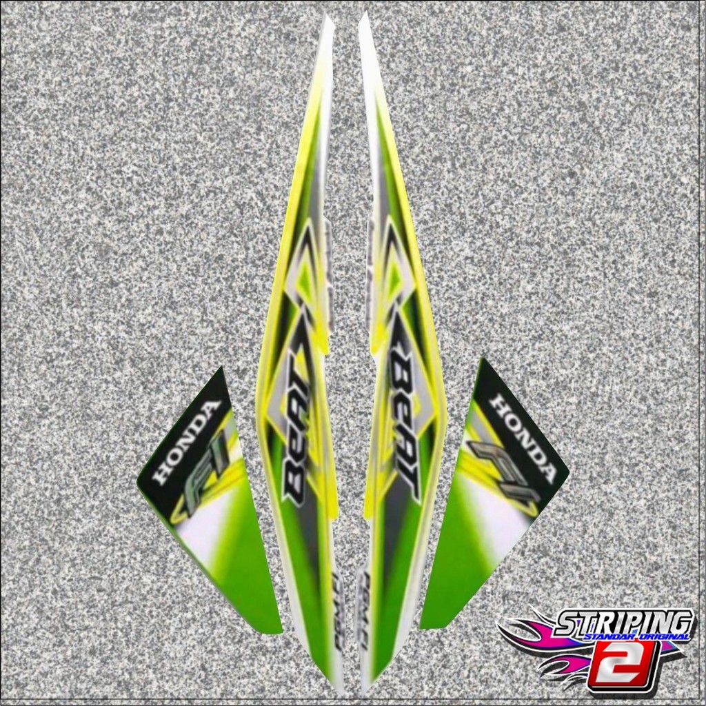 BEAT F1 2013 สติ๊กเกอร์แถบมอเตอร์ไซค์, BEAT F1 2013 Standard Motorcycle Body Striping Stickers